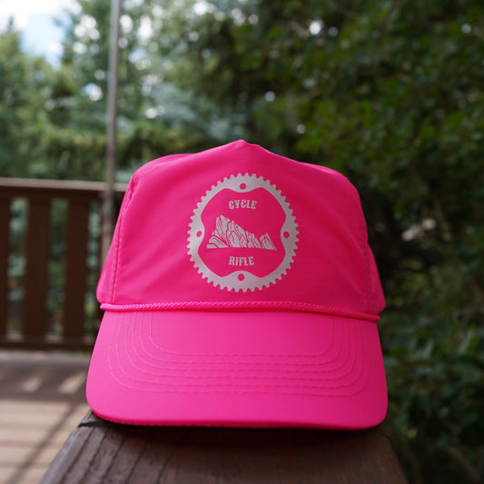 cycle rifle. biker hat. trucker hat. mountain hat. rifle colorado hat. mountain biking hat.