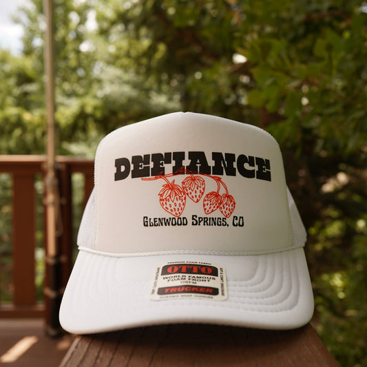 Glenwood springs colorado hat. strawberry days glenwood springs. cute hat. colorado souvenir. vintage hat.