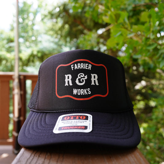 Farrier hat. Western hat. horseshoeing, vintage hat. colorado hat. trucker hat.