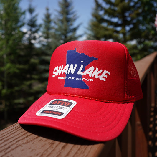 Swan Lake Trucker Hat
