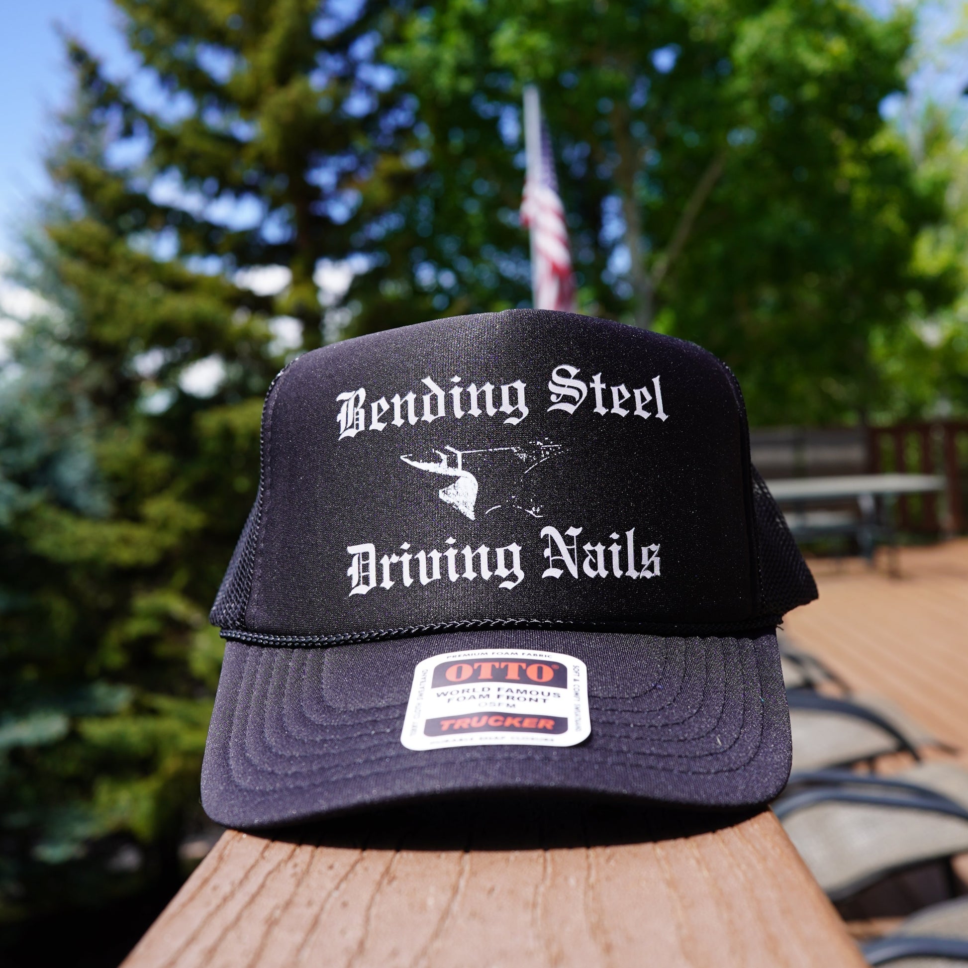 Farrier Anvil Trucker Hat. Horseshoeing. 