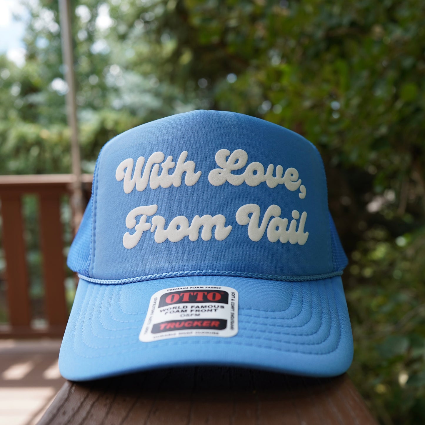 vail hat. vail colorado souvenir. ski vail. cute hat. vintage hat. with love from vail. trucker hat. colorado hat. vail ski resort,