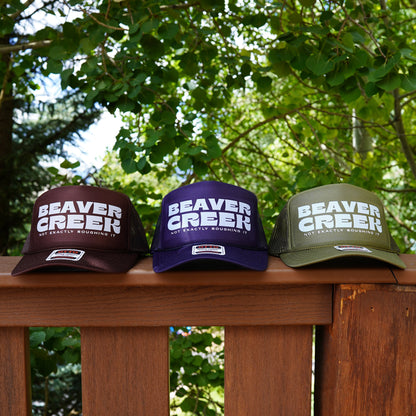 Beaver Creek hat. beaver creek resort. colorado souvenir. ski colorado hat. cute hat. trucker hat. beaver creek colorado hat.